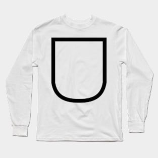 Hispanic Heraldic Mouth (Black) Long Sleeve T-Shirt